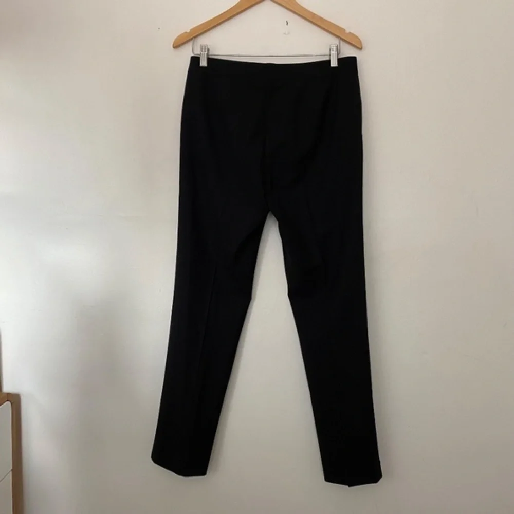 Lafayette 148 Irving Straight Leg Stretch Wool Pants